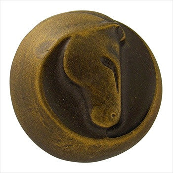Anne At Home 234: Dynasty I Horse Cabinet Knob - Right Facing
