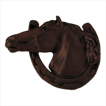 Anne At Home 24: Horse in Horseshoe Cabinet Knob
