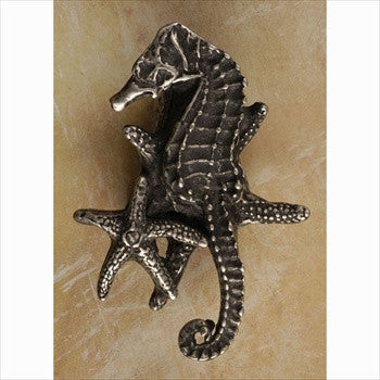 Anne At Home 394: Seahorse/Starfish Cluster Cabinet Knob - Left Facing