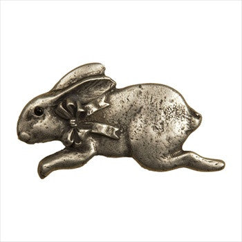 Anne At Home 4: 2-1/2" Bunny with Bow Cabinet Pull - Left Facing
