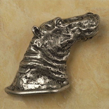 Anne At Home 422: Hippo Head Cabinet Knob - Right Facing
