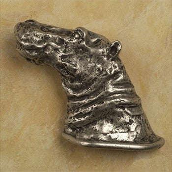Anne At Home 423: Hippo Head Cabinet Knob - Left Facing