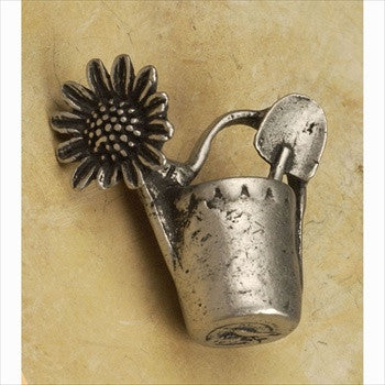 Anne At Home 452: Watering Can w/Sunflower Cabinet Knob - Left Facing
