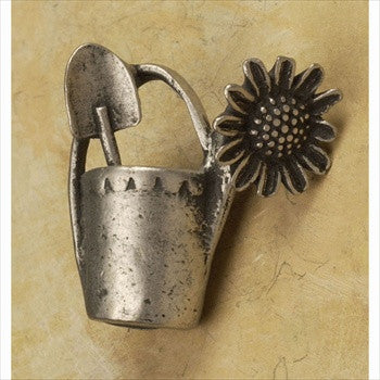 Anne At Home 453: Watering Can w/Sunflower Cabinet Knob Right Facing