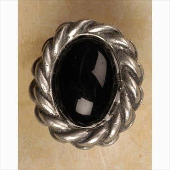 Anne At Home 530: Braided Knot w/Stone Cabinet Knob