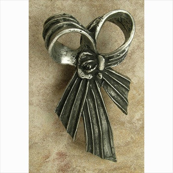Anne At Home 534: Double Loop w/Rose Cabinet Knob - Large