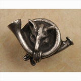 Anne At Home 596: Fox in Horn Cabinet Knob