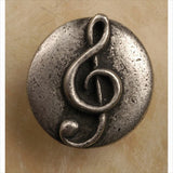 Anne At Home 609: 1-1/4" Clef Cabinet Knob