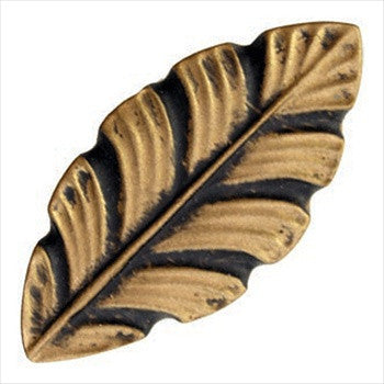 Anne At Home 7021: 1-5/8" Jakarta Leaf Cabinet Knob
