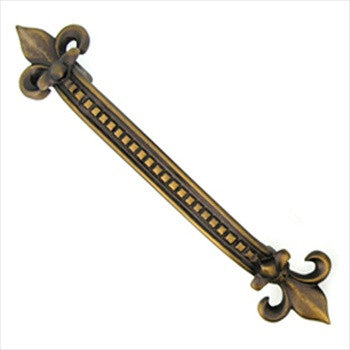 Anne At Home 7232: 4" cc Chambord Fleur de lis Cabinet Pull