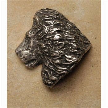 Anne At Home 824: Lion Head Cabinet Knob - Left Facing