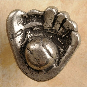 Anne At Home 827: Baseball & Mitt Cabinet Knob