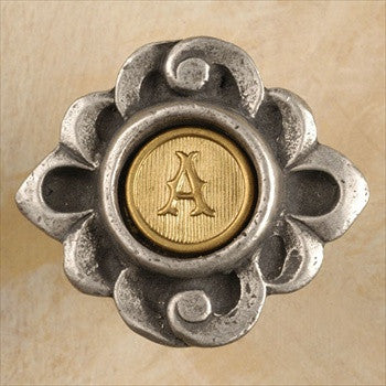 Anne At Home 843: Fountain Initial Cabinet Knob