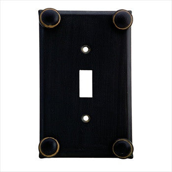 Anne At Home 5001A: Button  Single Toggle Wall Plate