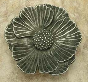 Anne At Home 2233: Lotus Flower Cabinet Knob - Small