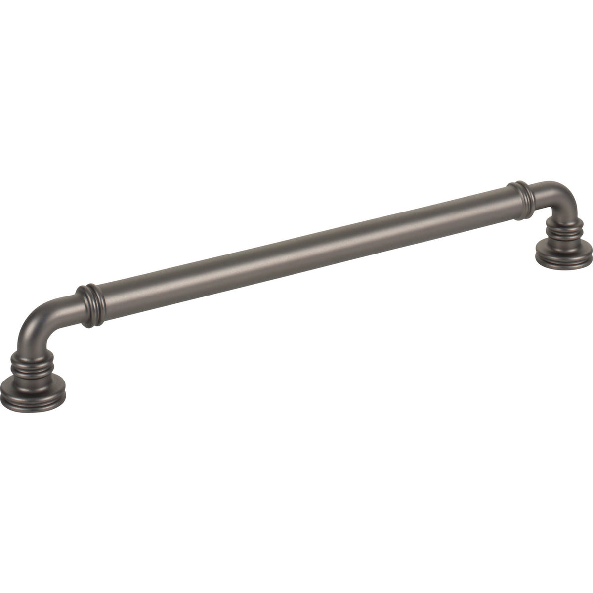 Top Knobs TK3145AG: 8-13/16" cc Cranford D-Handle Cabinet Pull - Ash Gray