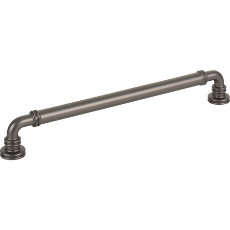 Top Knobs TK3145AG: 8-13/16" cc Cranford D-Handle Cabinet Pull - Ash Gray