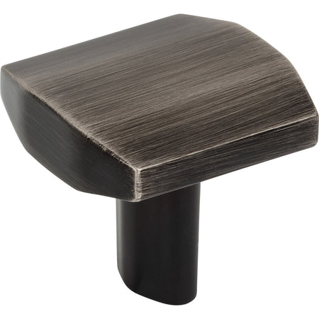 Elements 641BNBDL: 1-1/4" William Square Cabinet Knob - Brushed Pewter