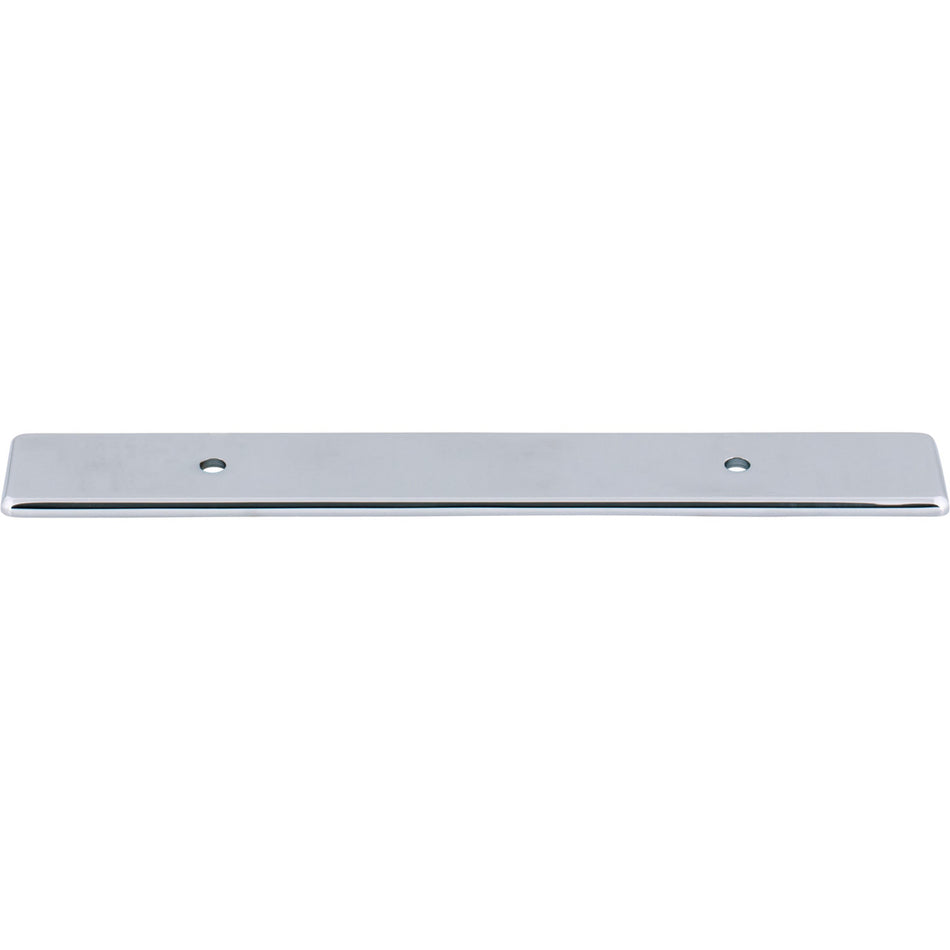 Top Knobs TK3281PC: 1" Radcliffe  Backplate - Polished Chrome