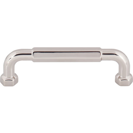 Top Knobs TK3201PN: 3-3/4" cc Dustin Cabinet Pull - Polished Nickel