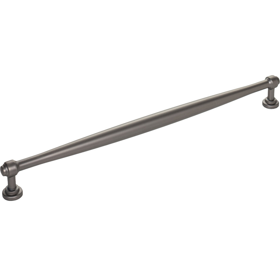Top Knobs TK3076AG: 12" cc Regent's Park Ulster Cabinet Pull - Ash Gray