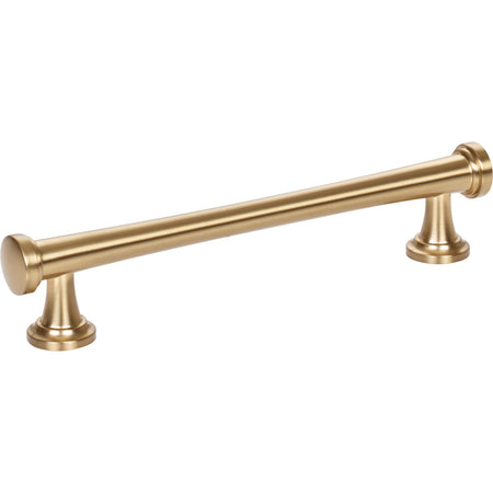 Atlas 350-WB: 5-1/16" cc Browning Cabinet Pull - Warm Brass