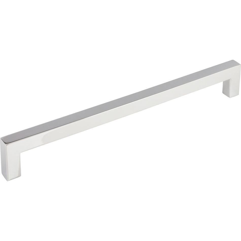 Top Knobs TK165PC: 18" cc Square Bar  Cabinet Pull - Polished Chrome