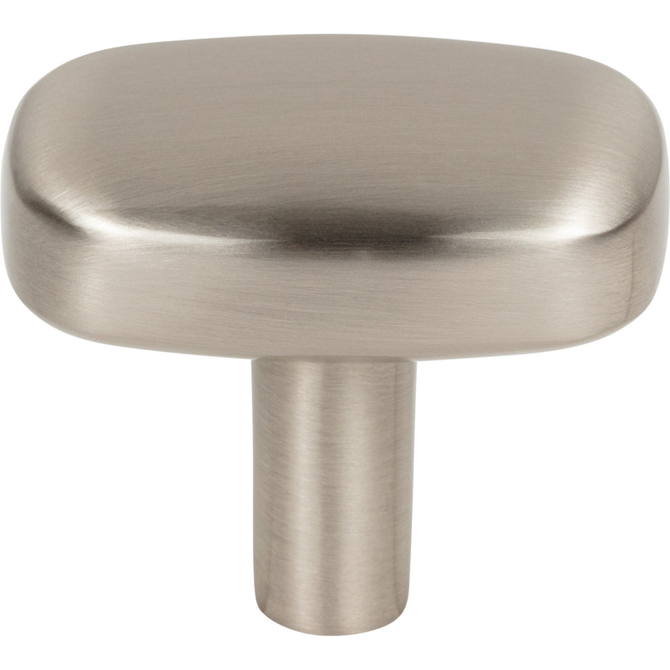 Jeffrey Alexander 329L-SN: 1-1/2" Loxley Rectangle Cabinet Knob - Satin Nickel