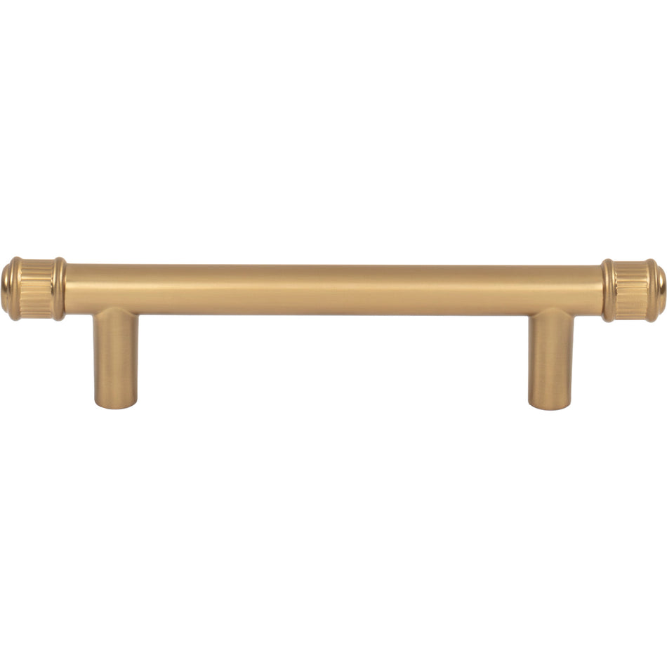Top Knobs TK3291HB: 3-3/4" cc Elland Cabinet Pull - Honey Bronze