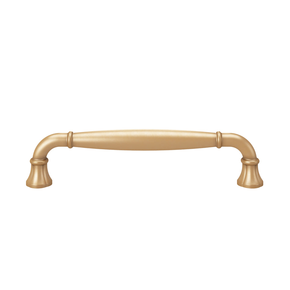 Atlas A6013-WB: 5-1/16" cc Lanehurst Cabinet Pull - Warm Brass