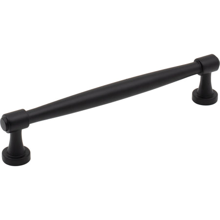 Jeffrey Alexander 132-160MB: 160mm cc Jules Bar Cabinet Pull - Matte Black
