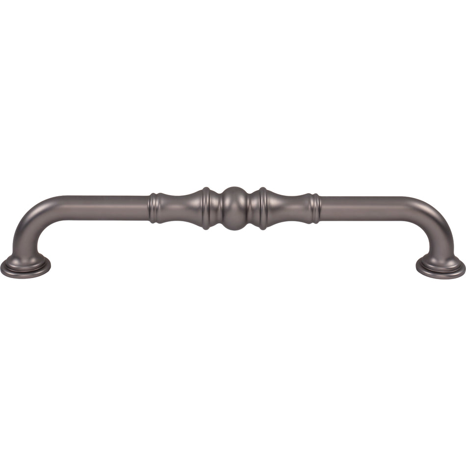 Top Knobs TK3437AG: 12" cc Bayridge Appliance Pull - Ash Gray