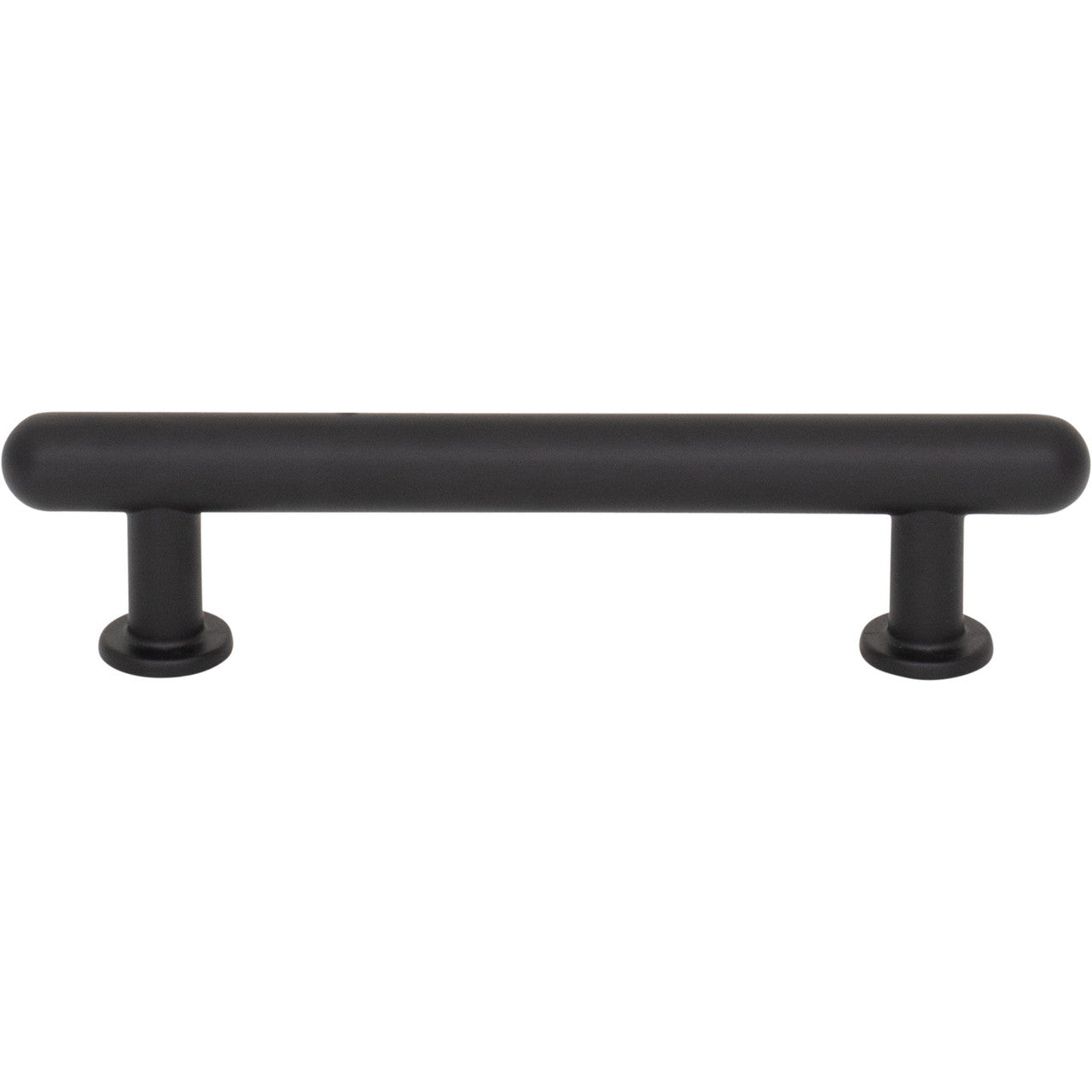 Top Knobs TK3331BLK: 3-3/4" Lambert Bar Cabinet Pull - Flat Black