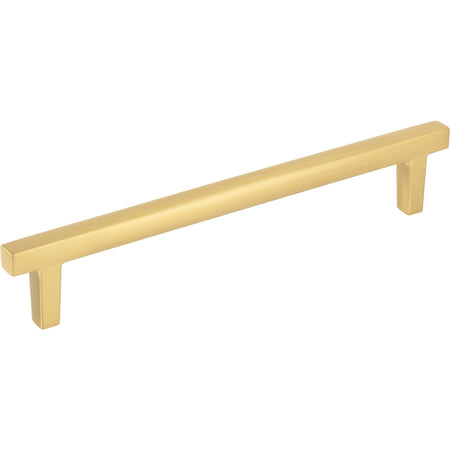 Jeffrey Alexander 905-160BG: 160mm cc Whitlock Bar Cabinet Pull - Brushed Gold