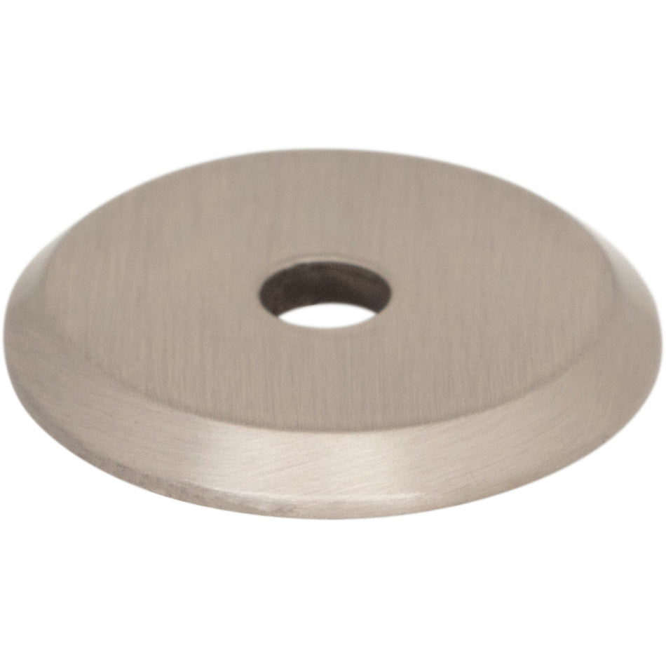 Top Knobs TK3350BSN: 1" Brockwell Round Backplate - Brushed Satin Nickel