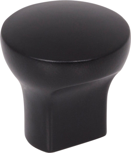 Elements 239MB: 1" Brenton Round Cabinet Knob - Matte Black