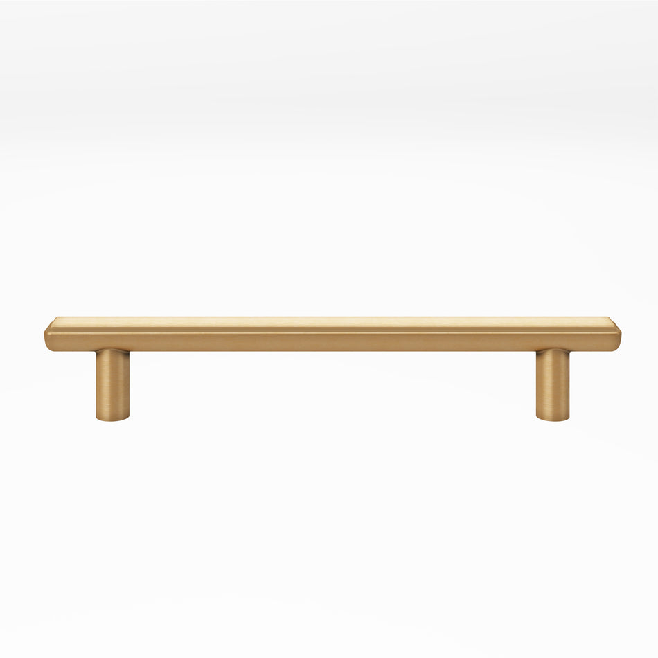 Atlas A6033-WB: 5-1/16" cc Finderne Cabinet Pull - Warm Brass
