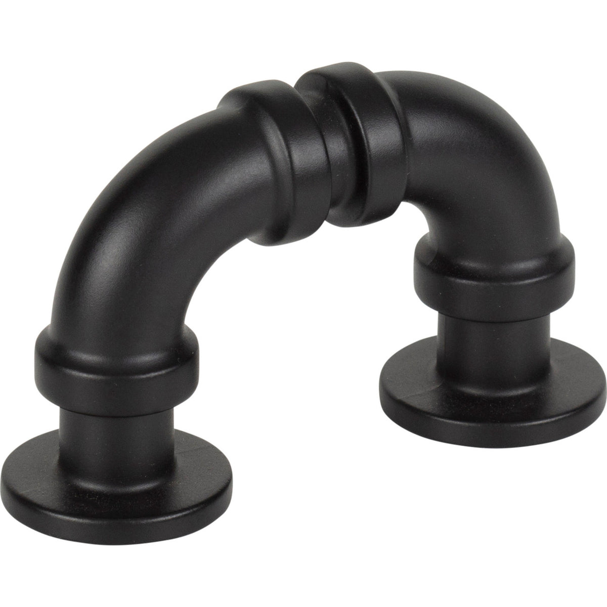 Atlas 366-BL: 1-5/16" cc Steam Punk Cabinet Pull - Matte Black