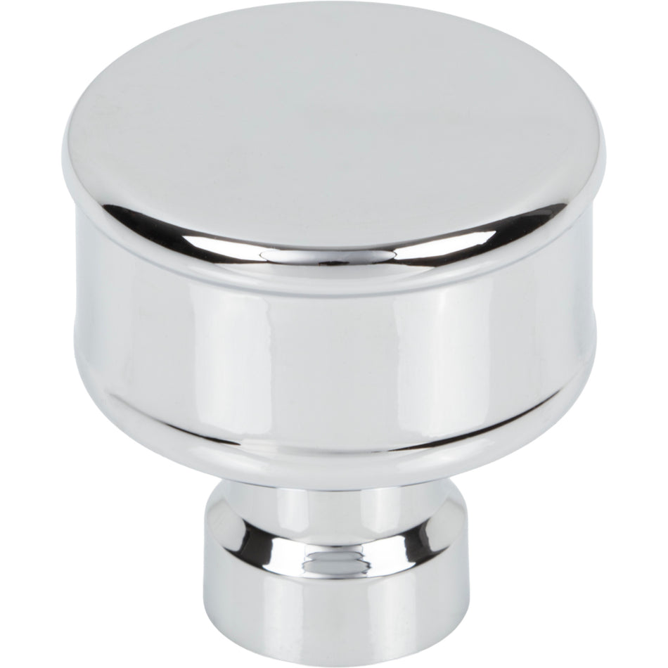 Top Knobs TK3411PC: 1-1/4"  Lavington Cabinet Knob - Polished Chrome