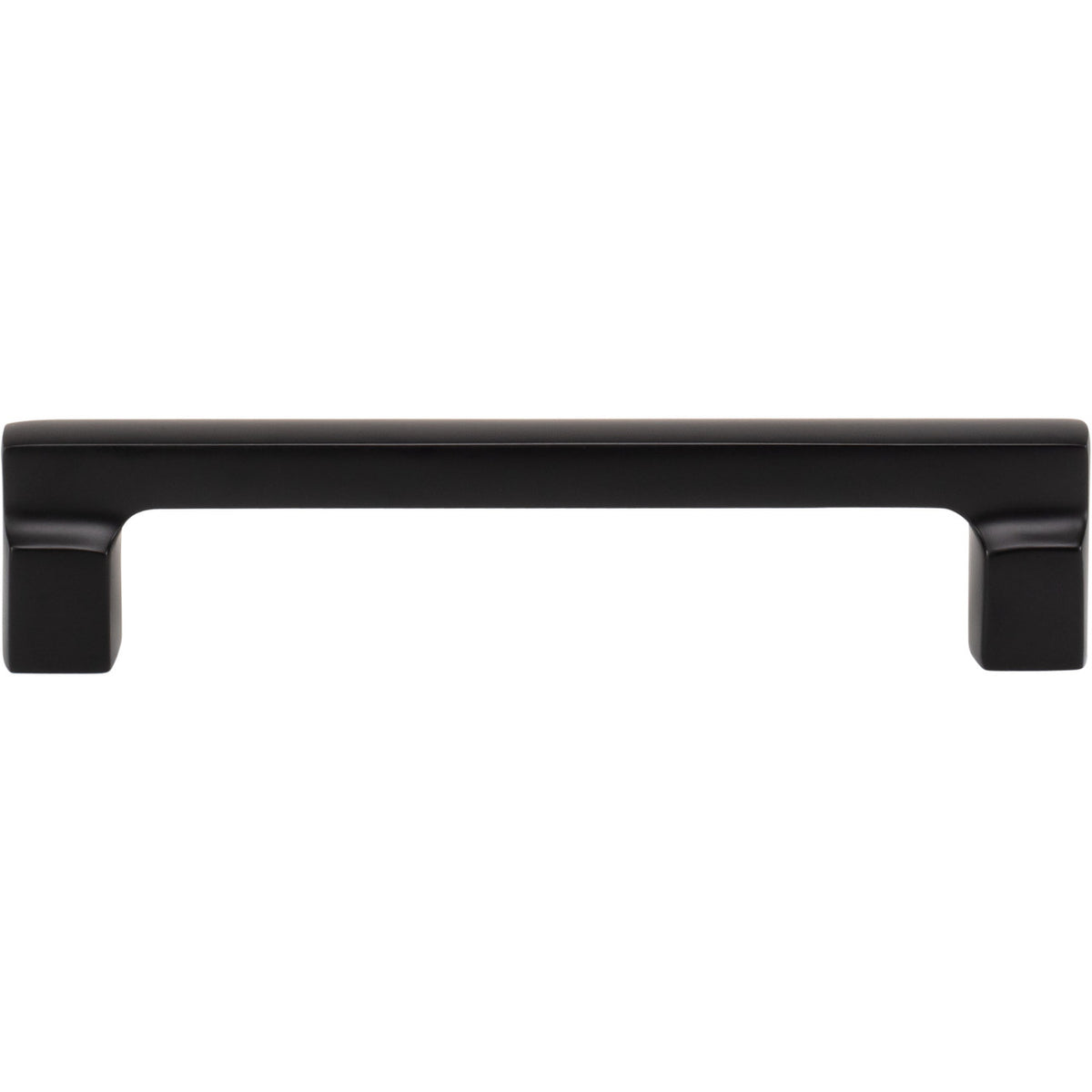 Atlas A523-BL: 128mm cc Reeves Square Bar Cabinet Pull - Matte Black