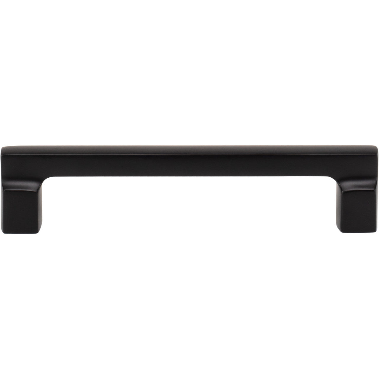 Atlas A523-BL: 128mm cc Reeves Square Bar Cabinet Pull - Matte Black