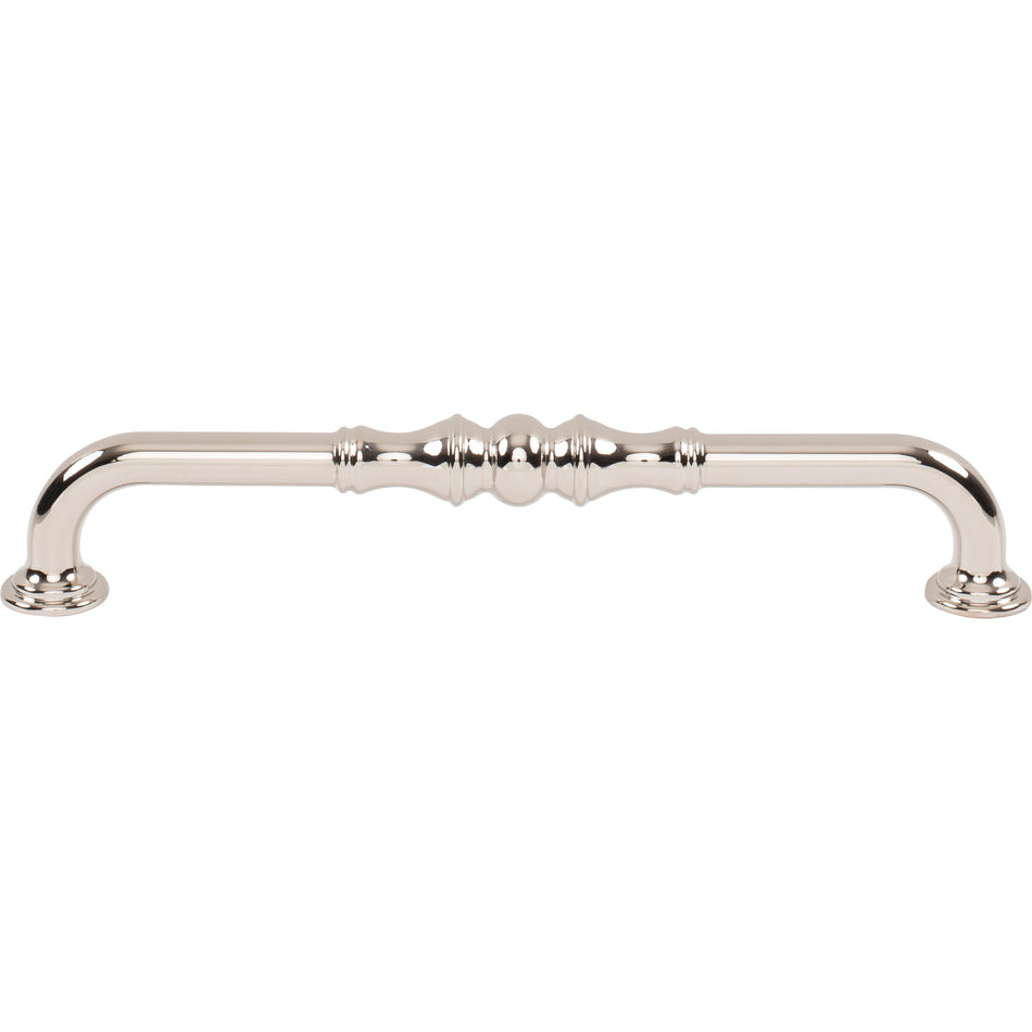 Top Knobs TK3434PN: 7-9/16" cc Bayridge Cabinet Pull - Polished Nickel