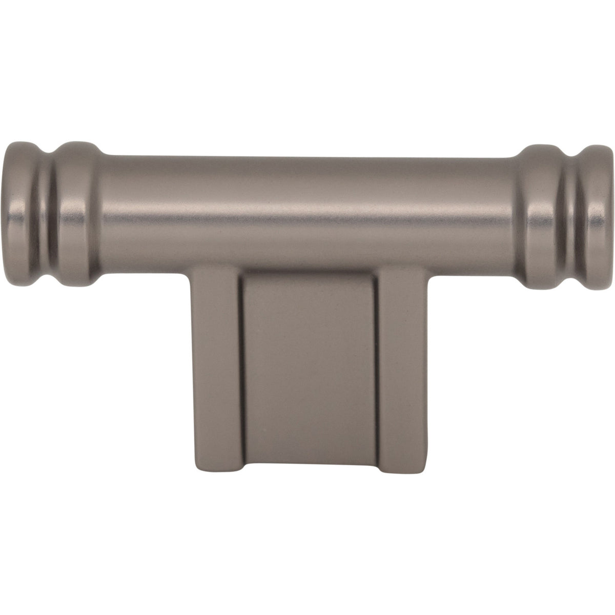 Top Knobs TK3380AG: 2-1/4" Newburn T-Bar Cabinet Knob - Ash Gray