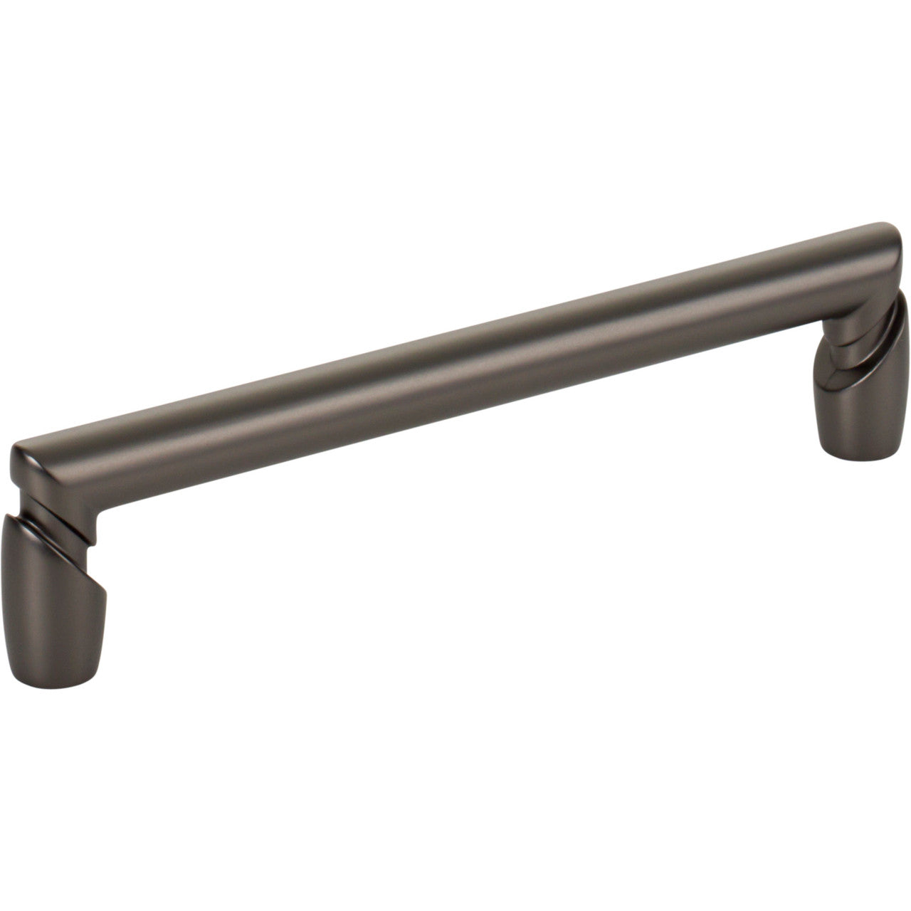 Top Knobs TK3133AG: 5-1/16" cc Florham Round Bar Cabinet Pull - Ash Gray