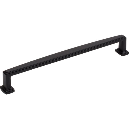 Jeffrey Alexander 171-192MB: 192mm cc Richard Cabinet Pull - Matte Black