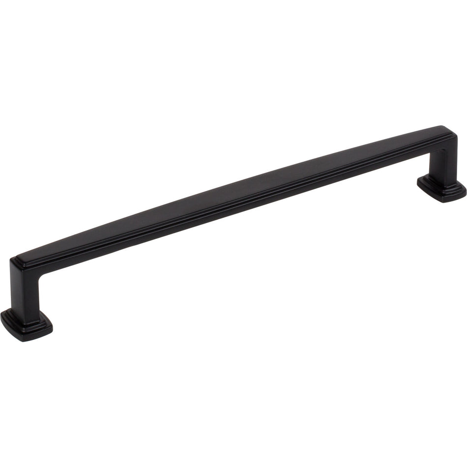 Jeffrey Alexander 171-192MB: 192mm cc Richard Cabinet Pull - Matte Black