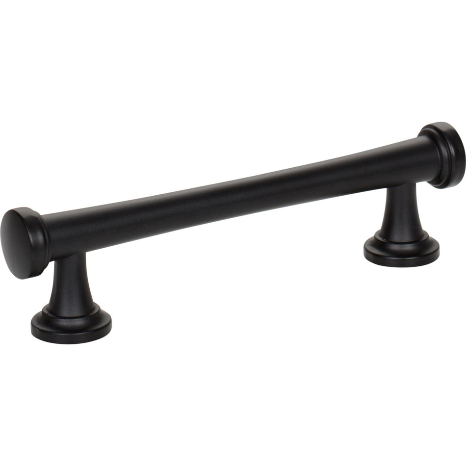 Atlas 436-BL: 3-3/4" cc Browning Cabinet Pull - Matte Black