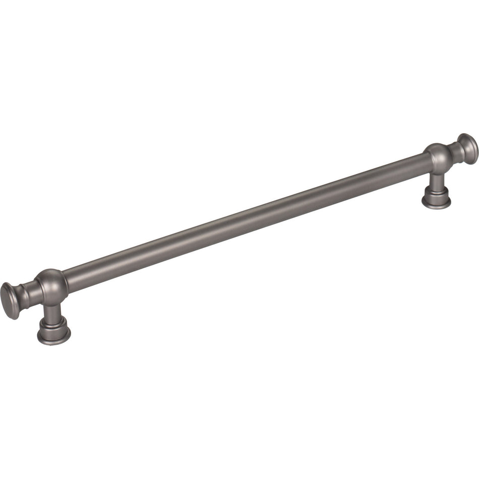 Top Knobs TK3125AG: 8-13/16" cc Regent's Park Ormonde Cabinet Pull - Ash Gray