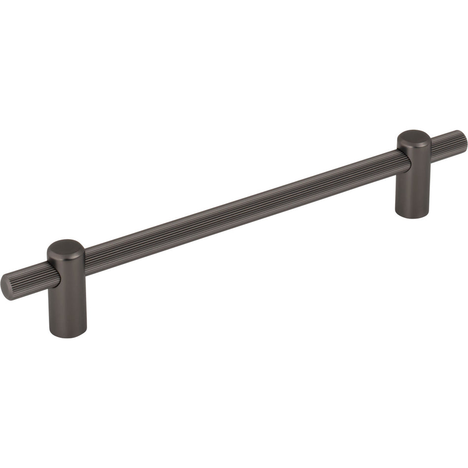 Top Knobs TK3254AG: 6-5/16" cc Dempsey Bar Cabinet Pull - Ash Grey