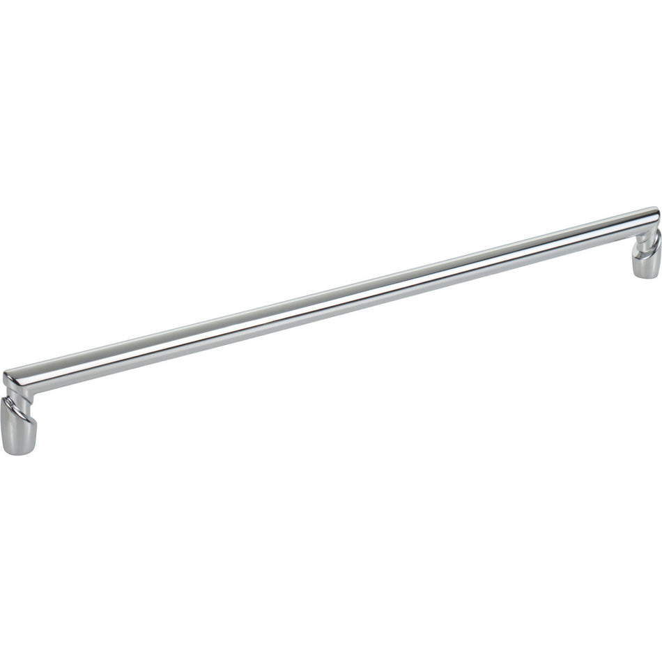 Top Knobs TK3136PC: 8-13/16" cc Florham Round Bar Cabinet Pull - Polished Chrome